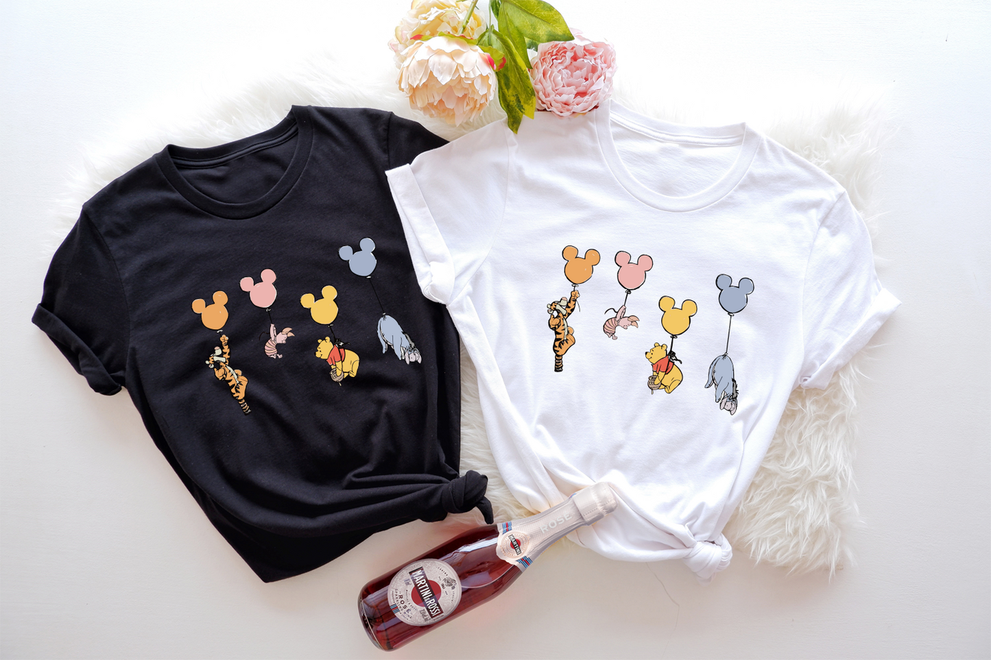 Comfort Colors Shirt, Winnie The Pooh and Friends Shirt, Winnie The Pooh Shirt, Pooh Balloons Shirt, Disney Pooh T-Shirt, Cute Pooh Bear Tee