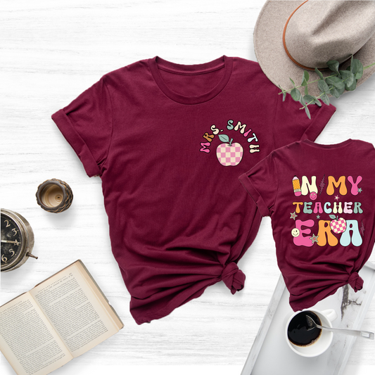 Welcome back to school! Celebrate the new academic year with our personalized and fun "Back to School Shirt."