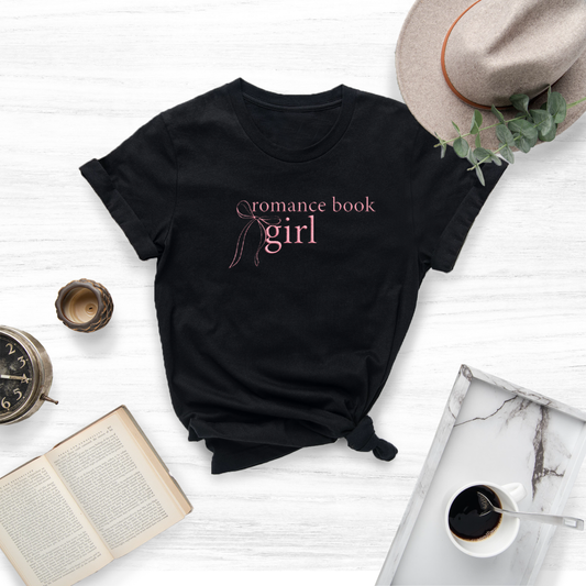 For lovers of romance novels, this embroidered T-shirt is a must-have! It's a reminder that there's nothing quite like the feeling of falling in love with a good book. 