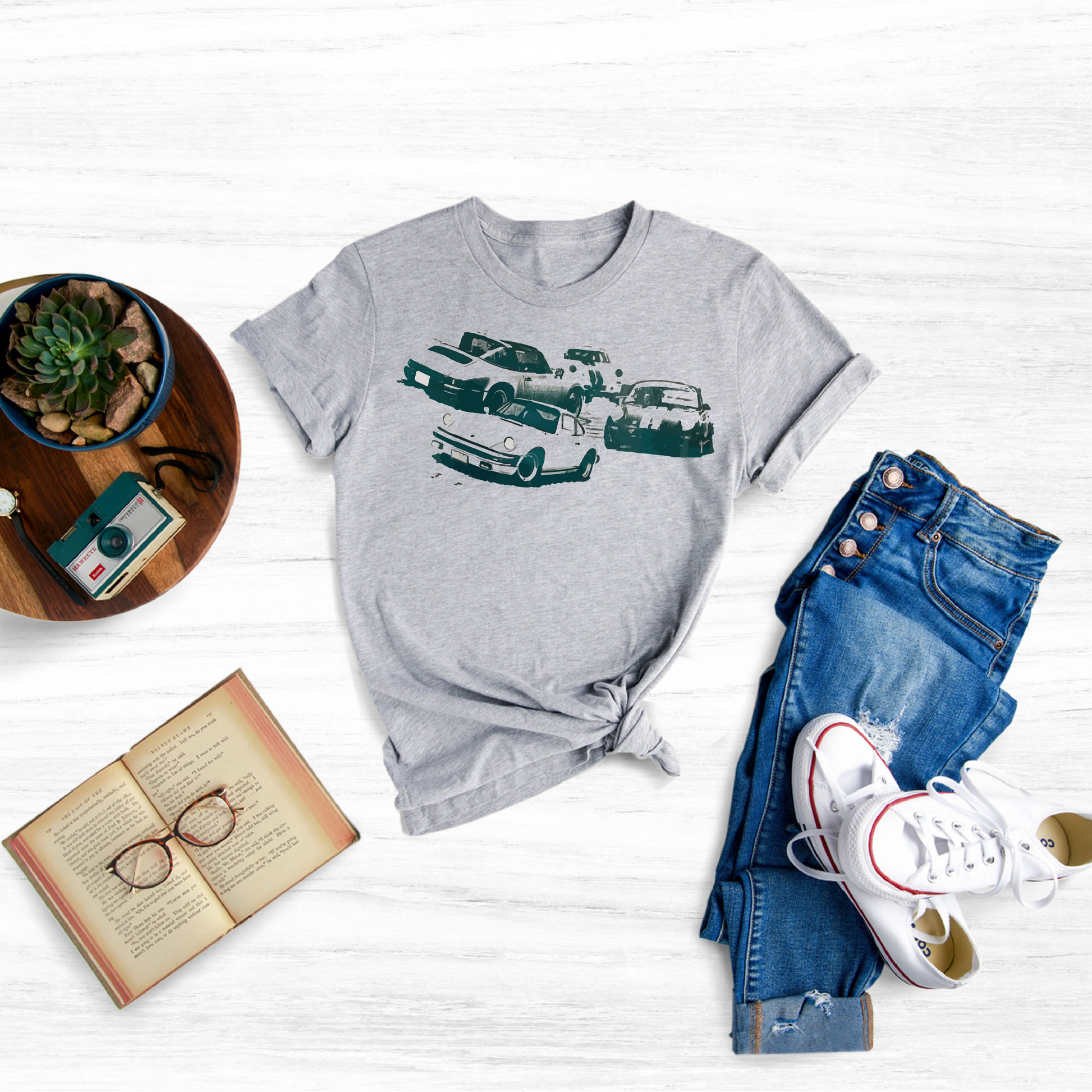 Step back in time and embrace the nostalgic charm of vintage automobiles with our Oldtimer Retro Vintage Graphic T-Shirt, Vintage Auto Unisex T-Shirt.
