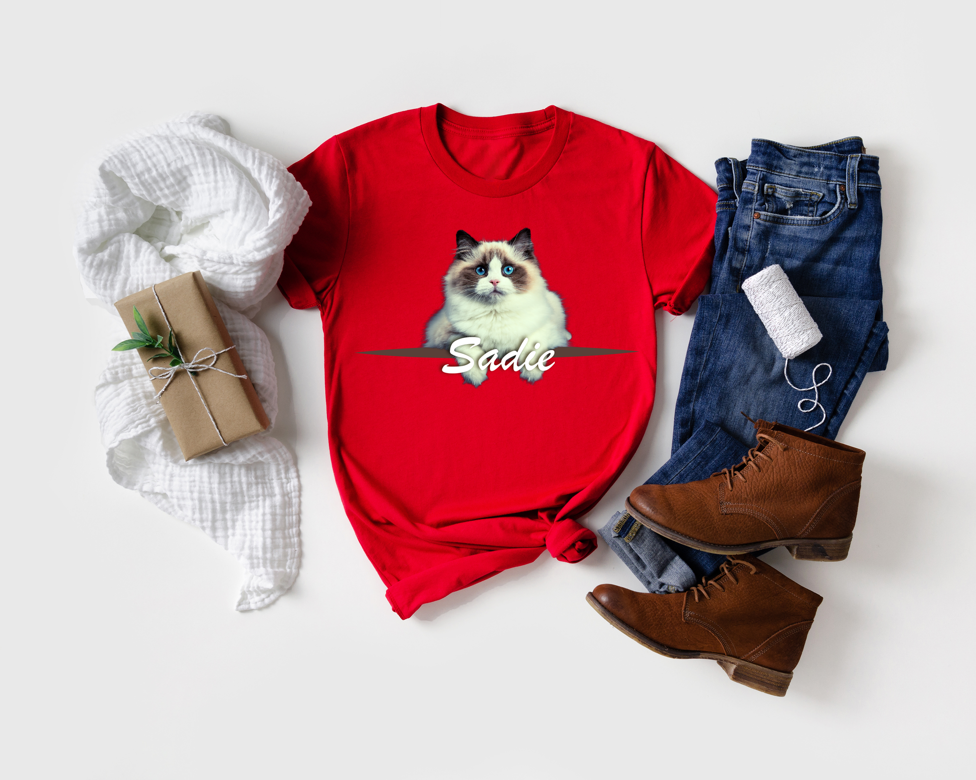  Personalized Pet T-Shirt: Design a custom t-shirt with your pet's photo and name.