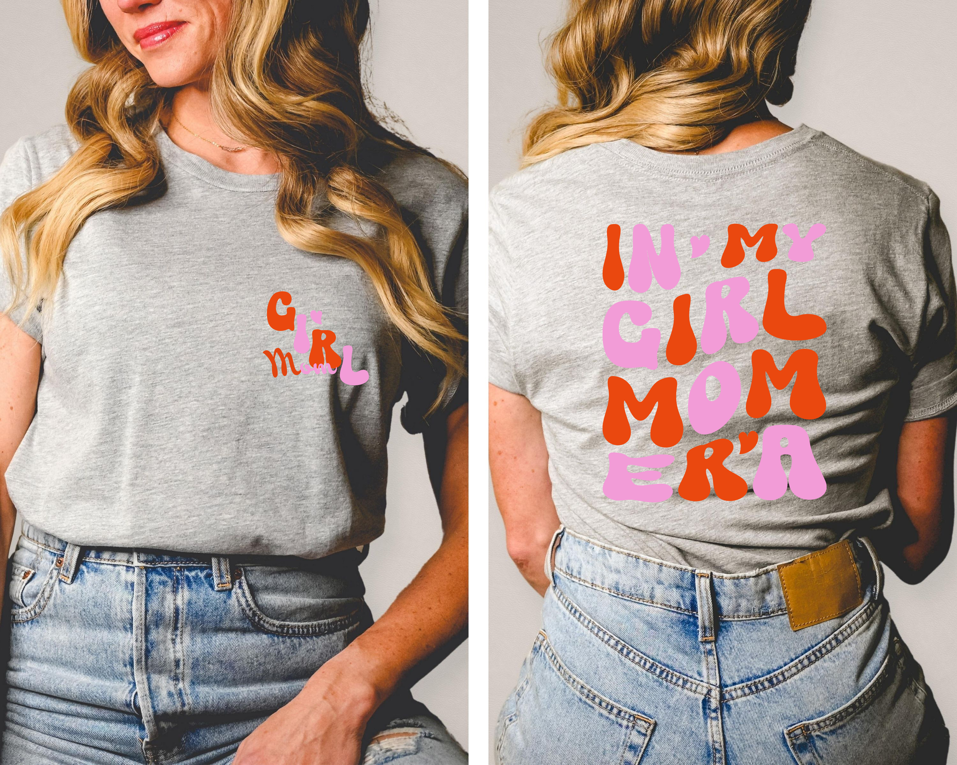 Shirt featuring the phrase 'In My Girl Mom Era' for moms who connect with the movie's emotions." 