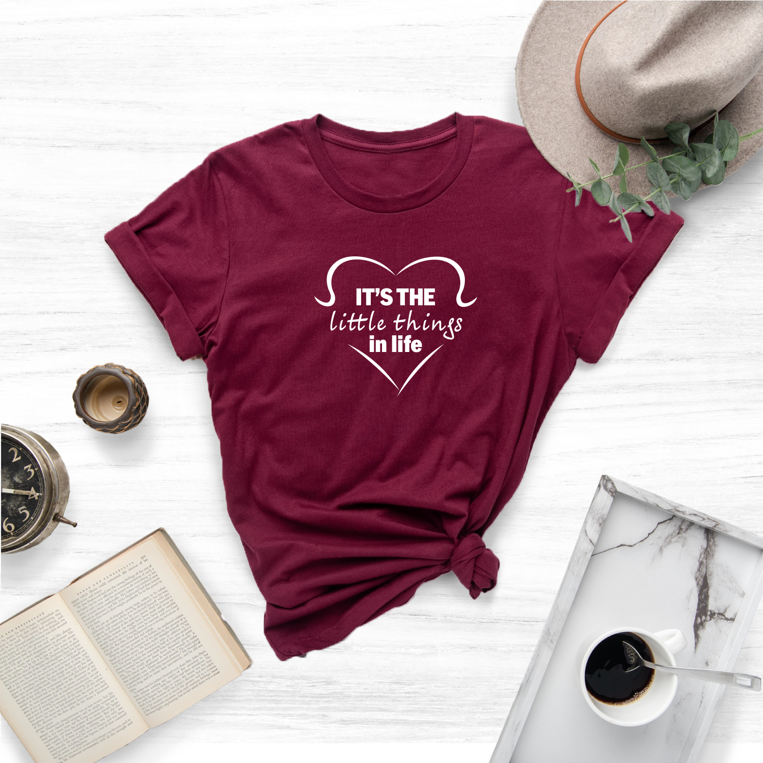 "'It is The Little Thing In Life' Mama Shirt - celebrate motherhood's joys."