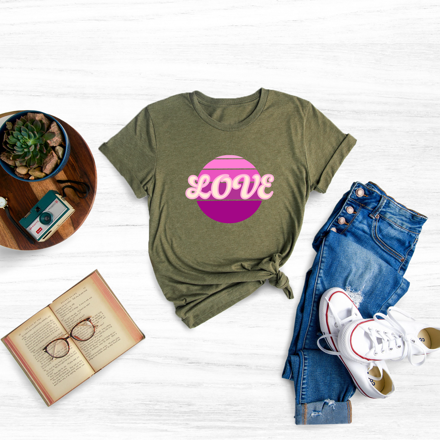 Express your love and affection with this unique and vibrant Love Heart Valentine's Day tee.