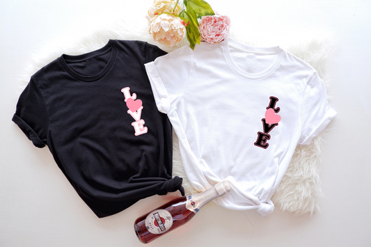 Express your love and affection with this unique and vibrant Love Valentine's Day tee. 