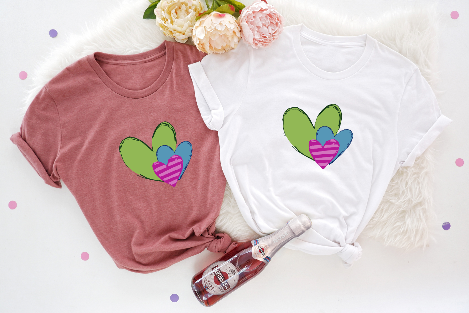 Celebrate love and affection with this unique and eye-catching Valentine's Day shirt.