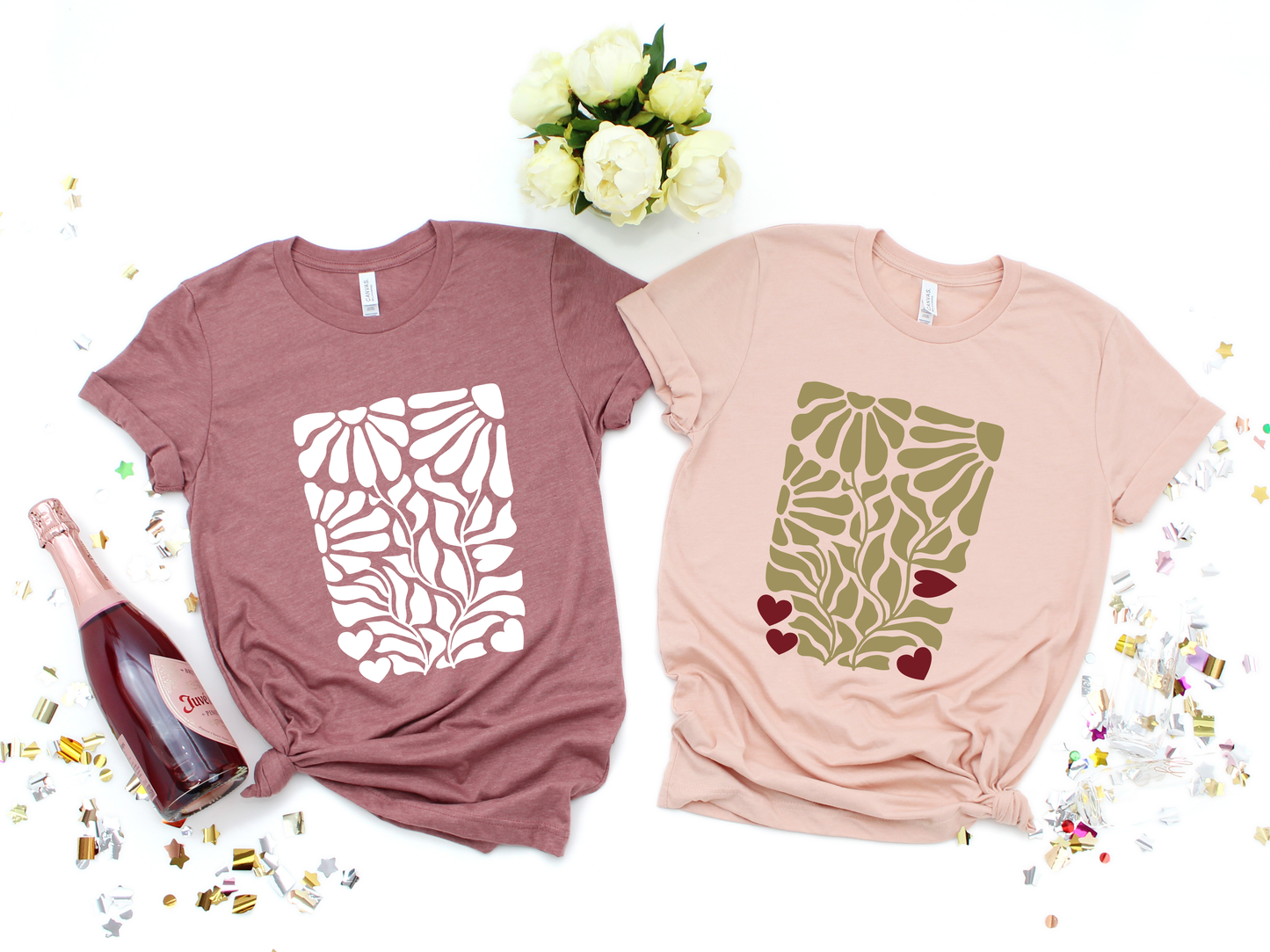 Celebrate the free-spirited vibe of boho style with this unique and eye-catching "Boho Wildflowers" tee.