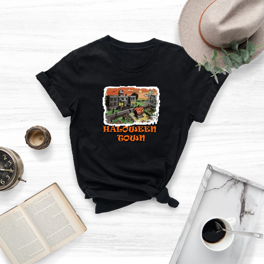 Show off your Halloween spirit with this fun and festive Halloweentown University t-shirt.