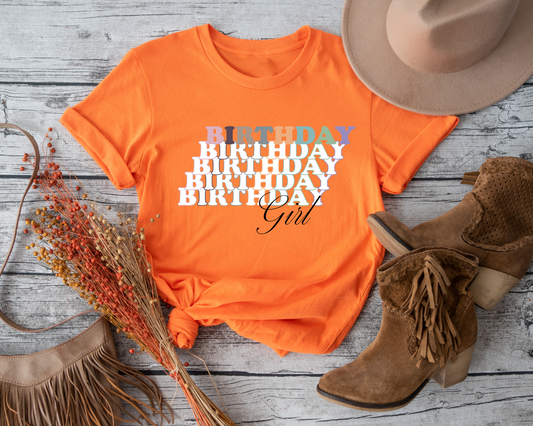 Mark their special milestone with these unique and eye-catching "Birthday Girl" and "Birthday Mama" shirts.